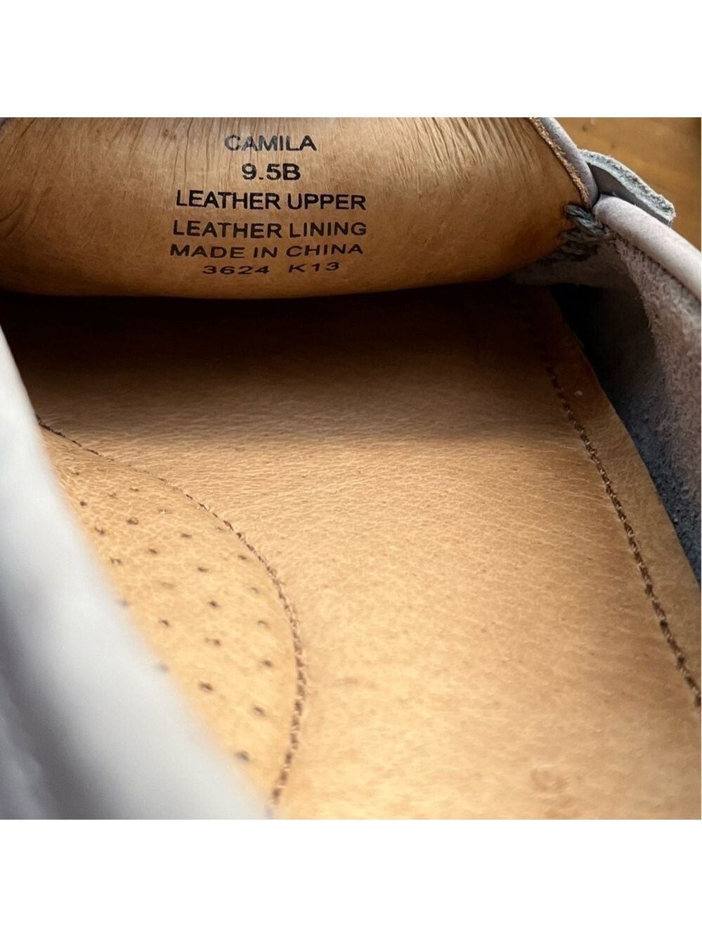 Lauren Ralph Lauren Women’s Camila Moccasins Chambray Gray Driving Loafer 9.5 - Picture 13 of 13